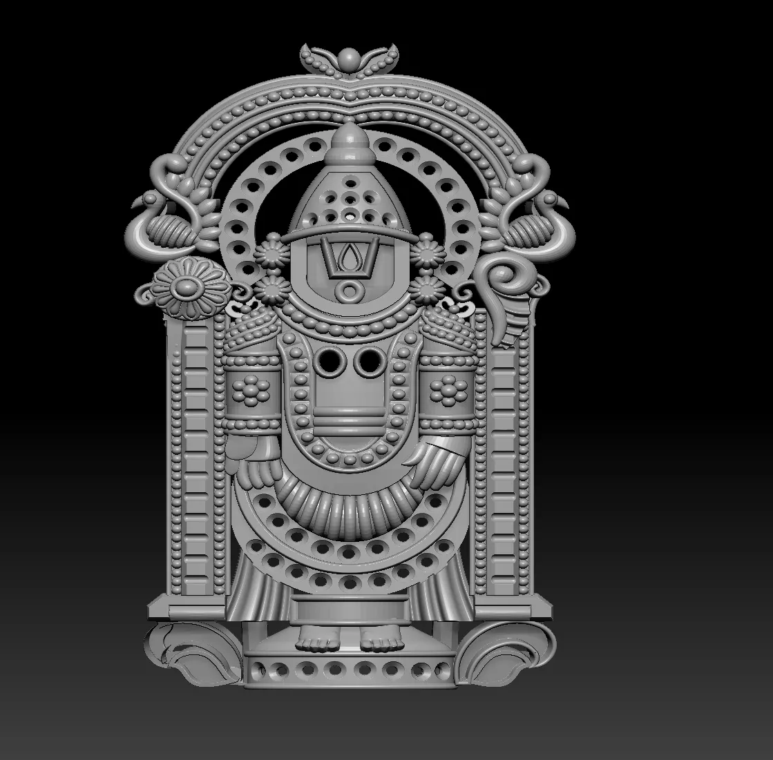 Tirupati Balaji Sacred 3D print model