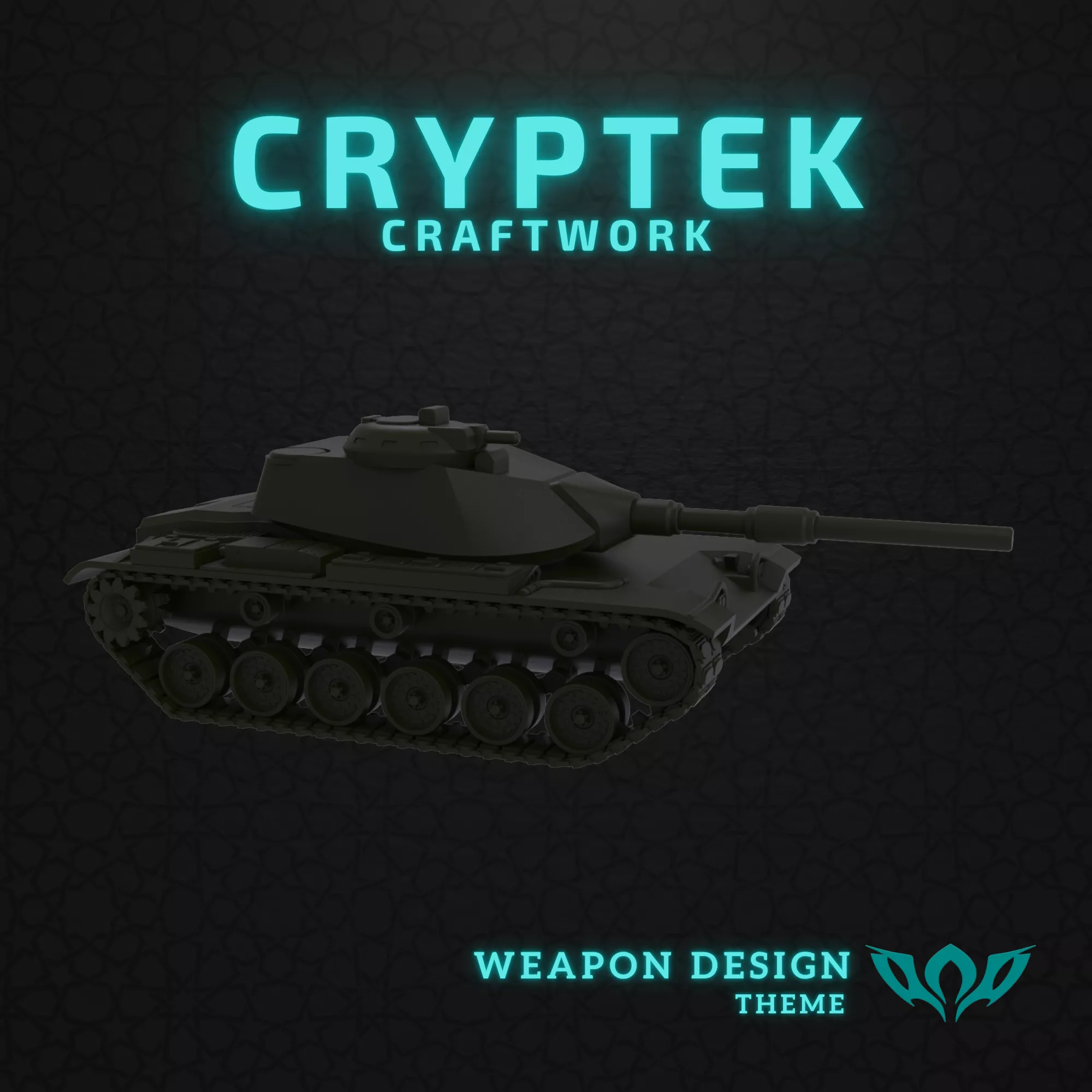 37 Miniature M60A3 Patton Main Battle Tank Scale Replica 3D print model