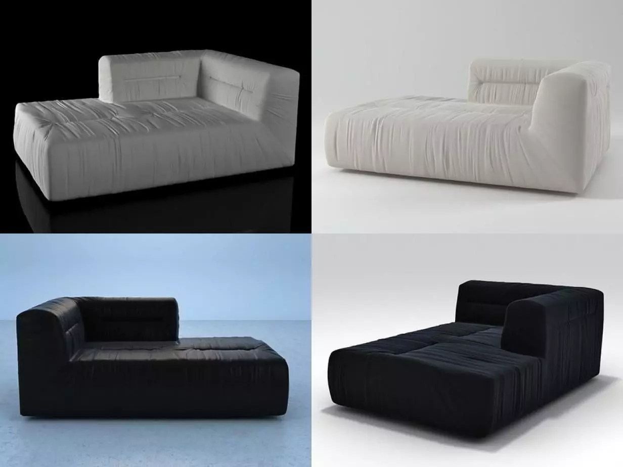 Nuvola Chaise Longue 3D model_1