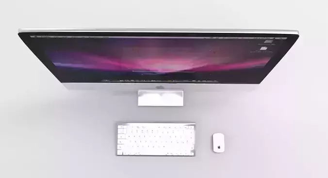 Apple iMac 3D model