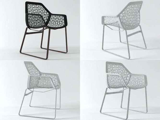 Maia Dining Chair 3D model