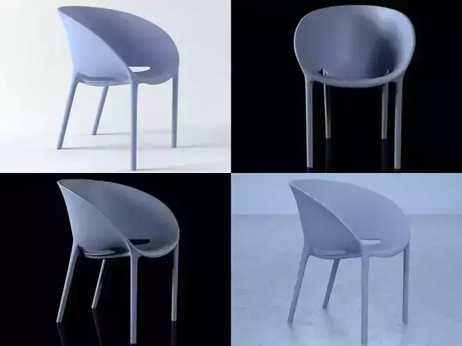 Soft Egg Chair 3D model
