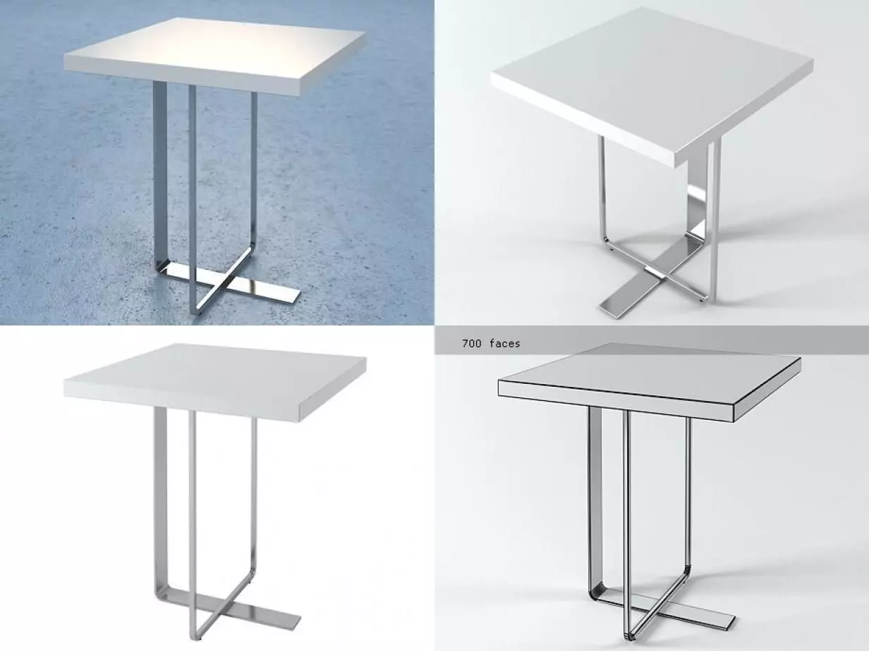 Place Small Square 3D model_0