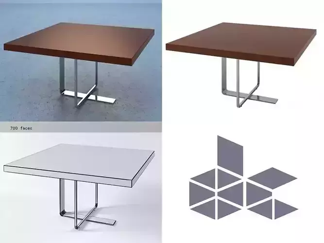 Place Large Square 3D model
