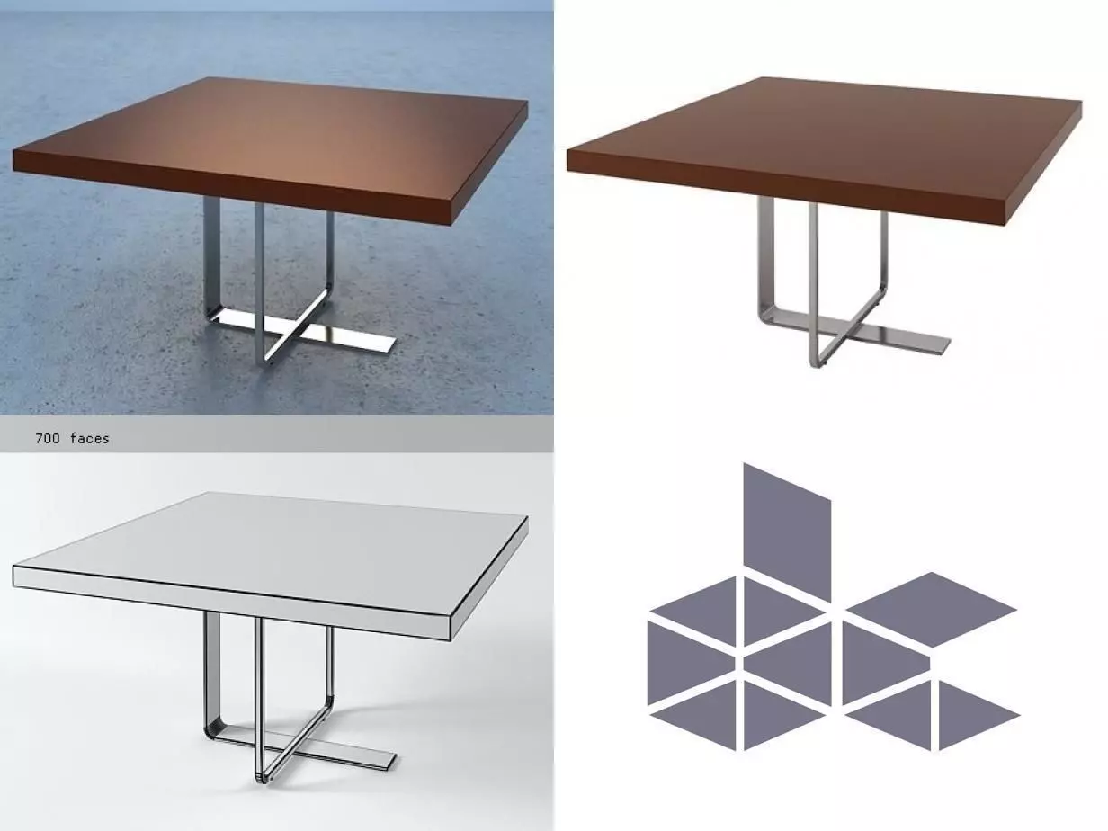 Place Large Square 3D model_0