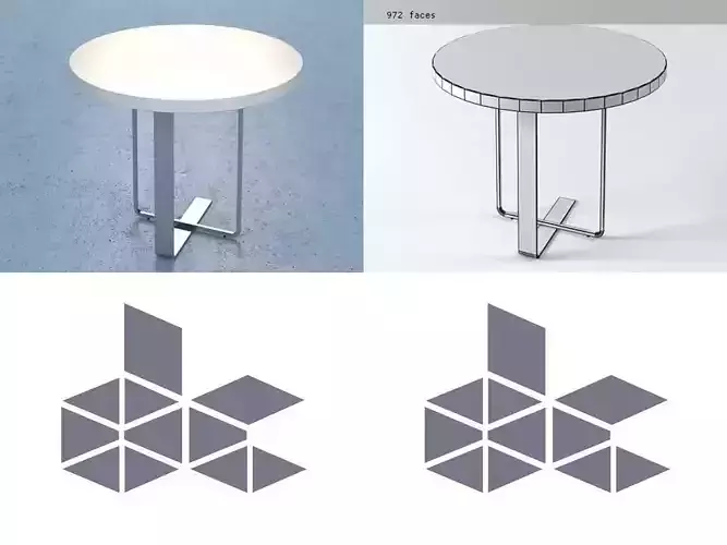 Place Small Round 3D model
