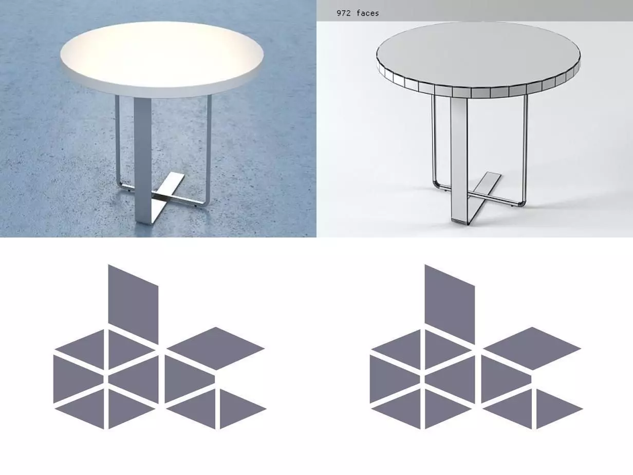 Place Small Round 3D model_0