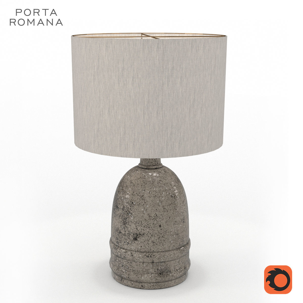 Porta Romana Ridley lamp 3D model_1