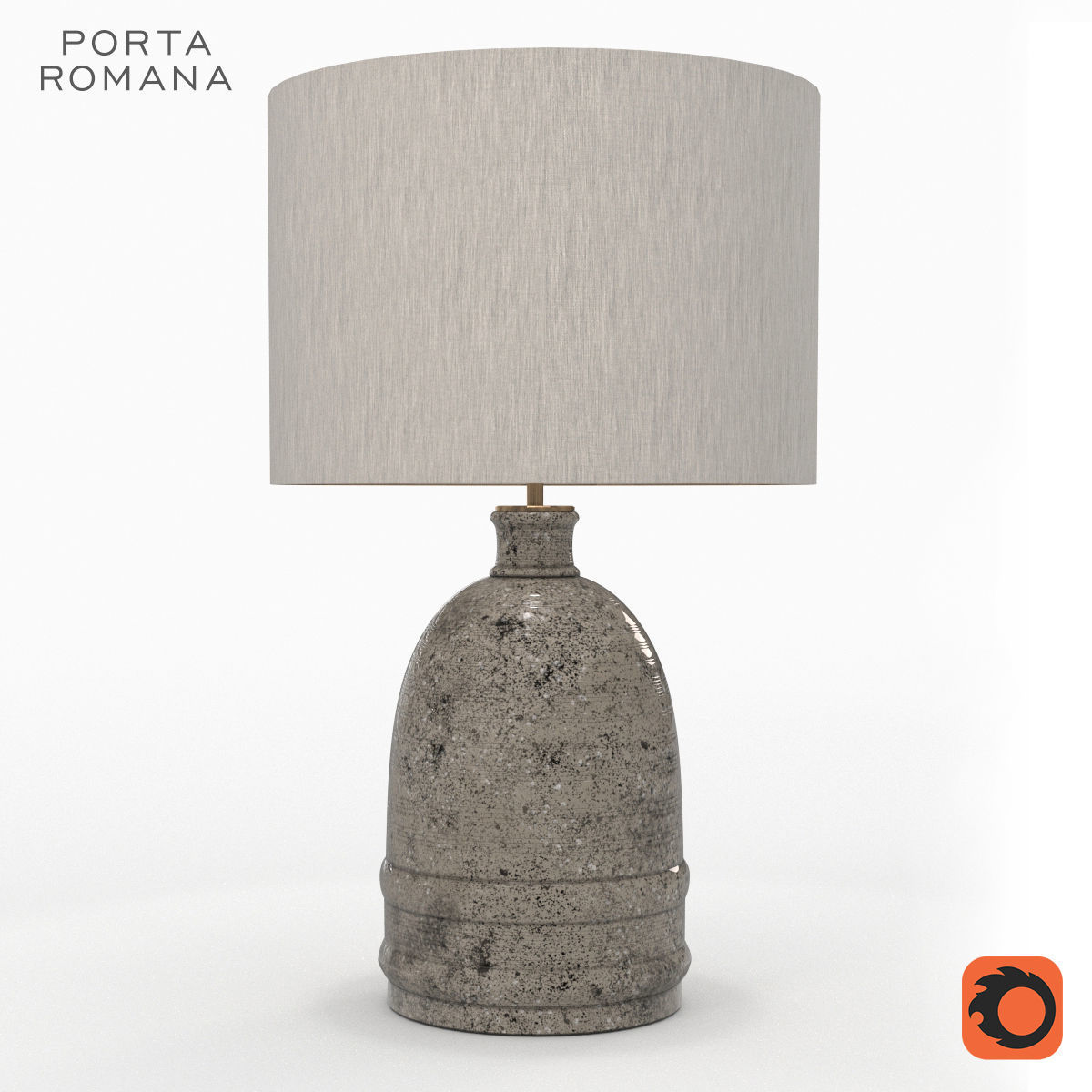 Porta Romana Ridley lamp 3D model_3