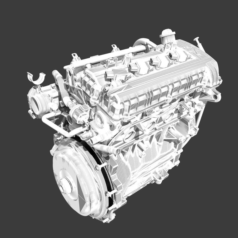 Mitsubishi Engine 3D model_24