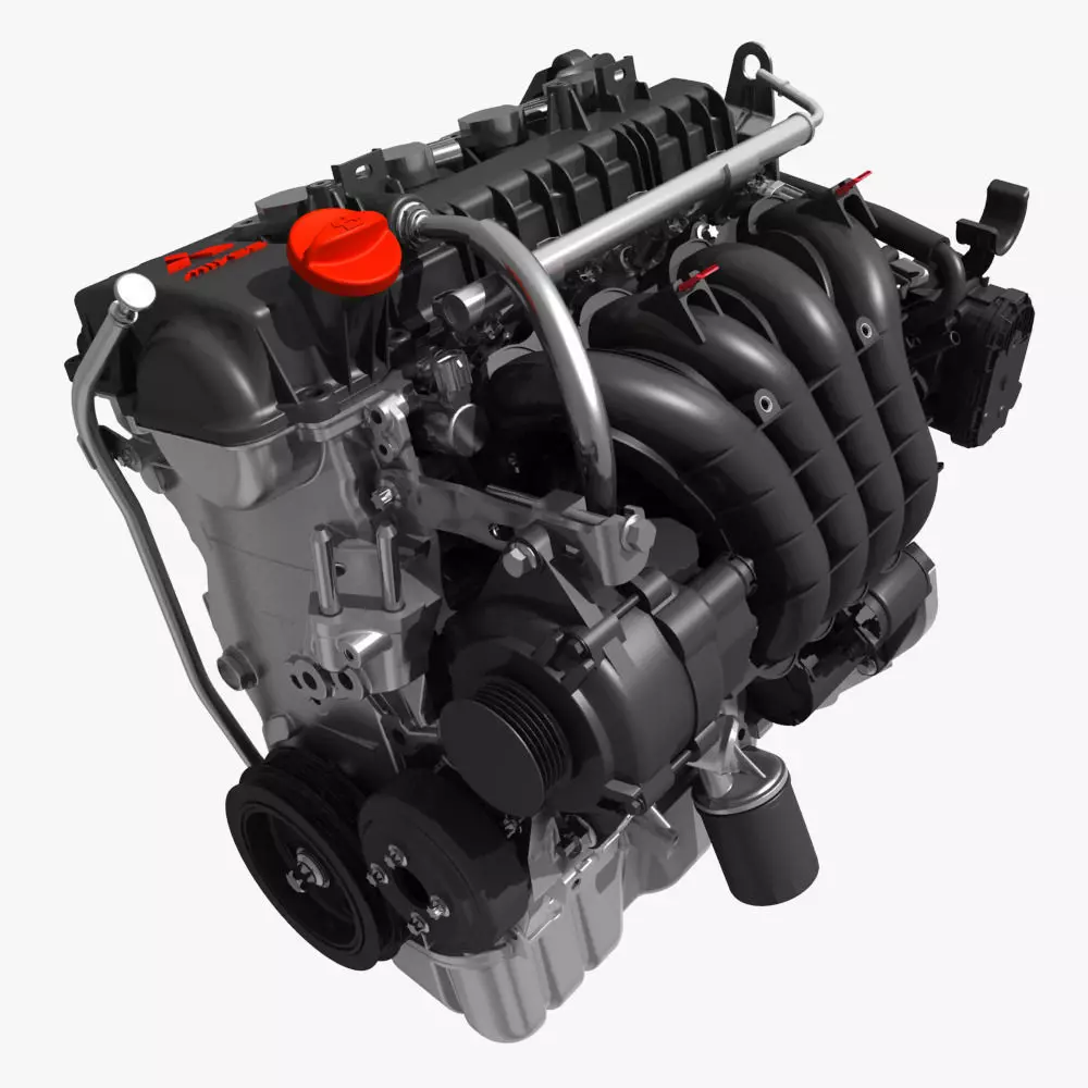 Mitsubishi Engine 3D model_0