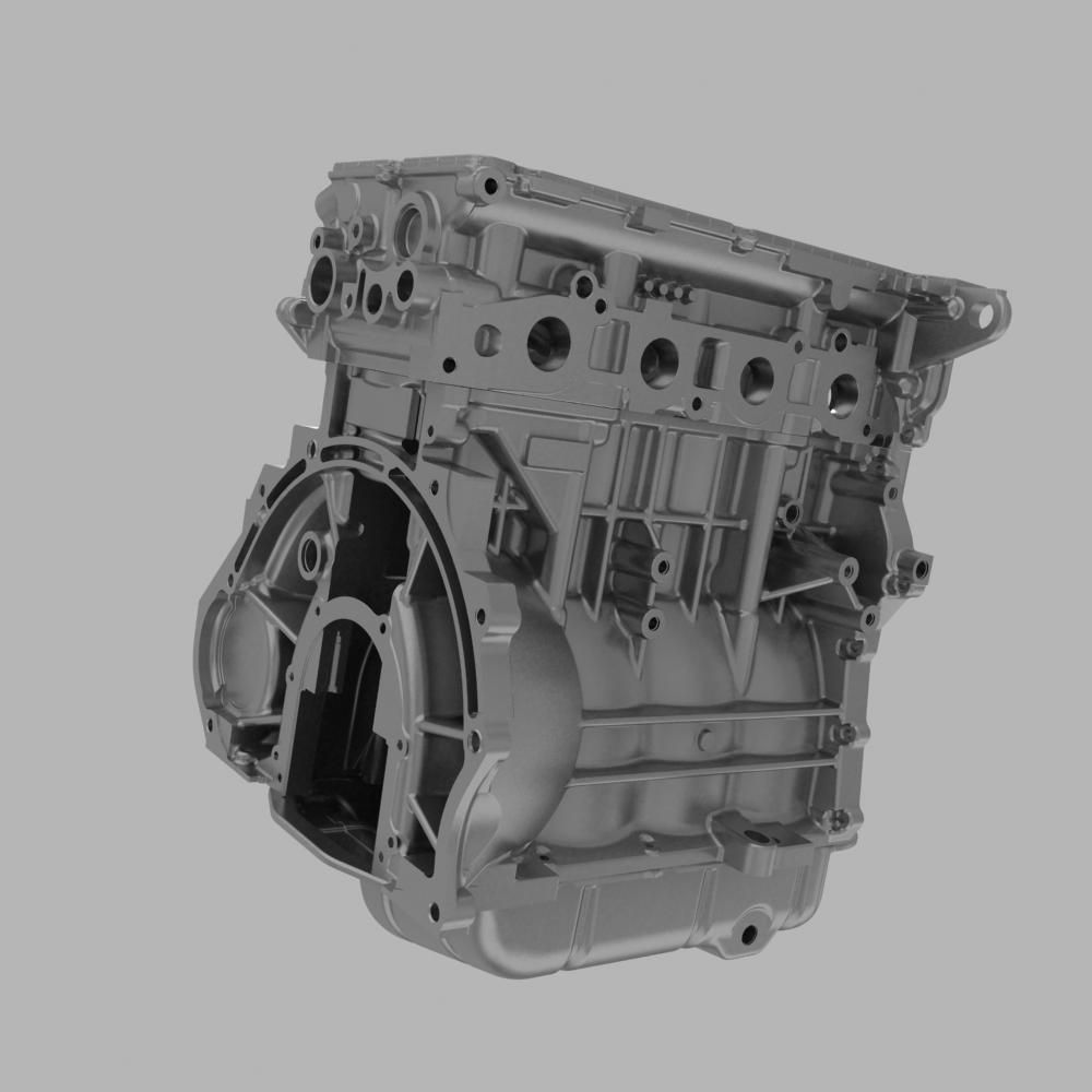 Mitsubishi Engine 3D model_19