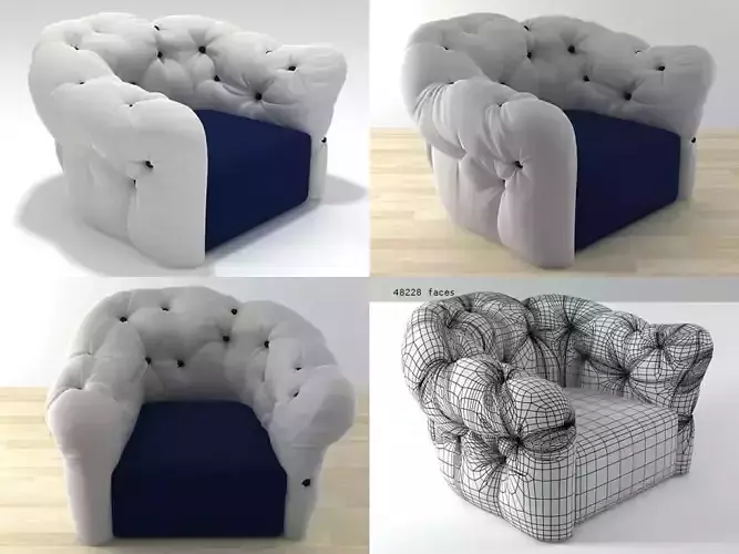 Nubola Armchair 3D model