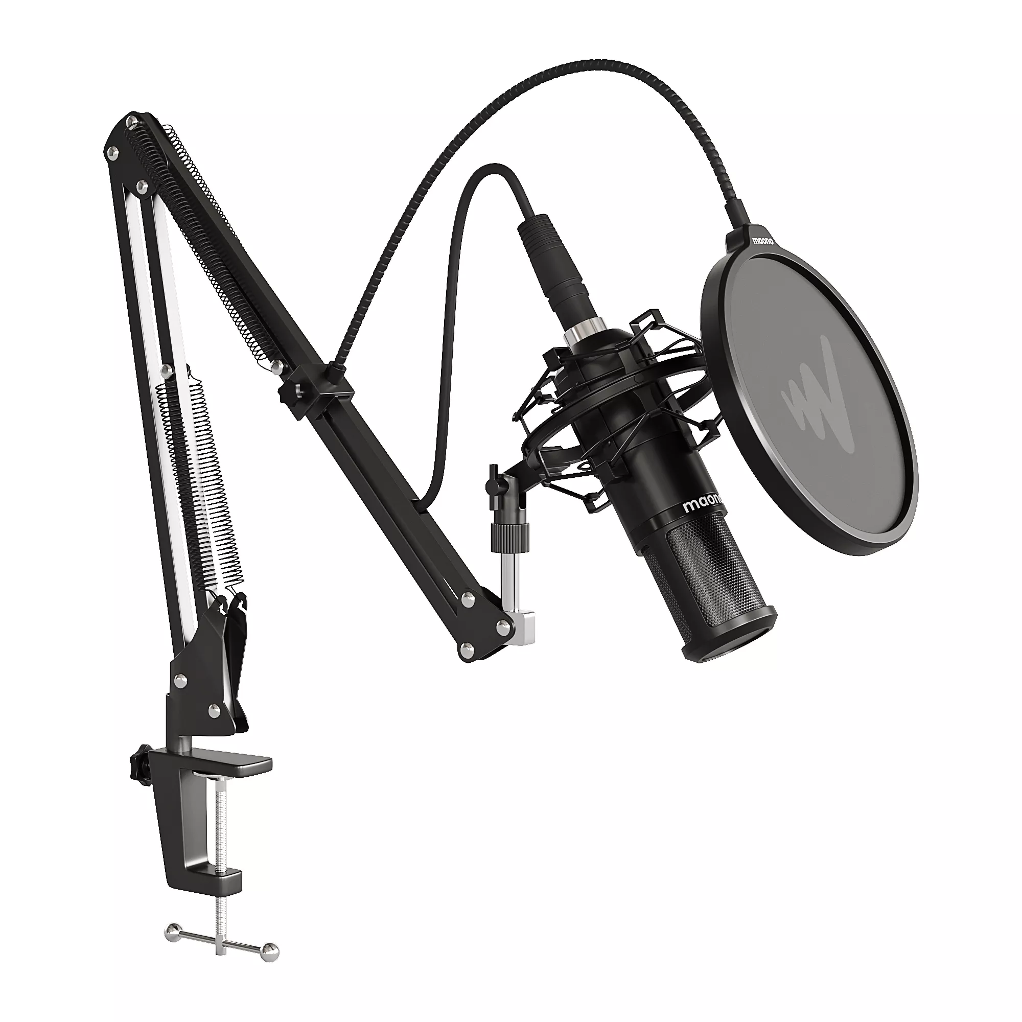 Maono AU-PM320S Studio Microphone Set 3D model