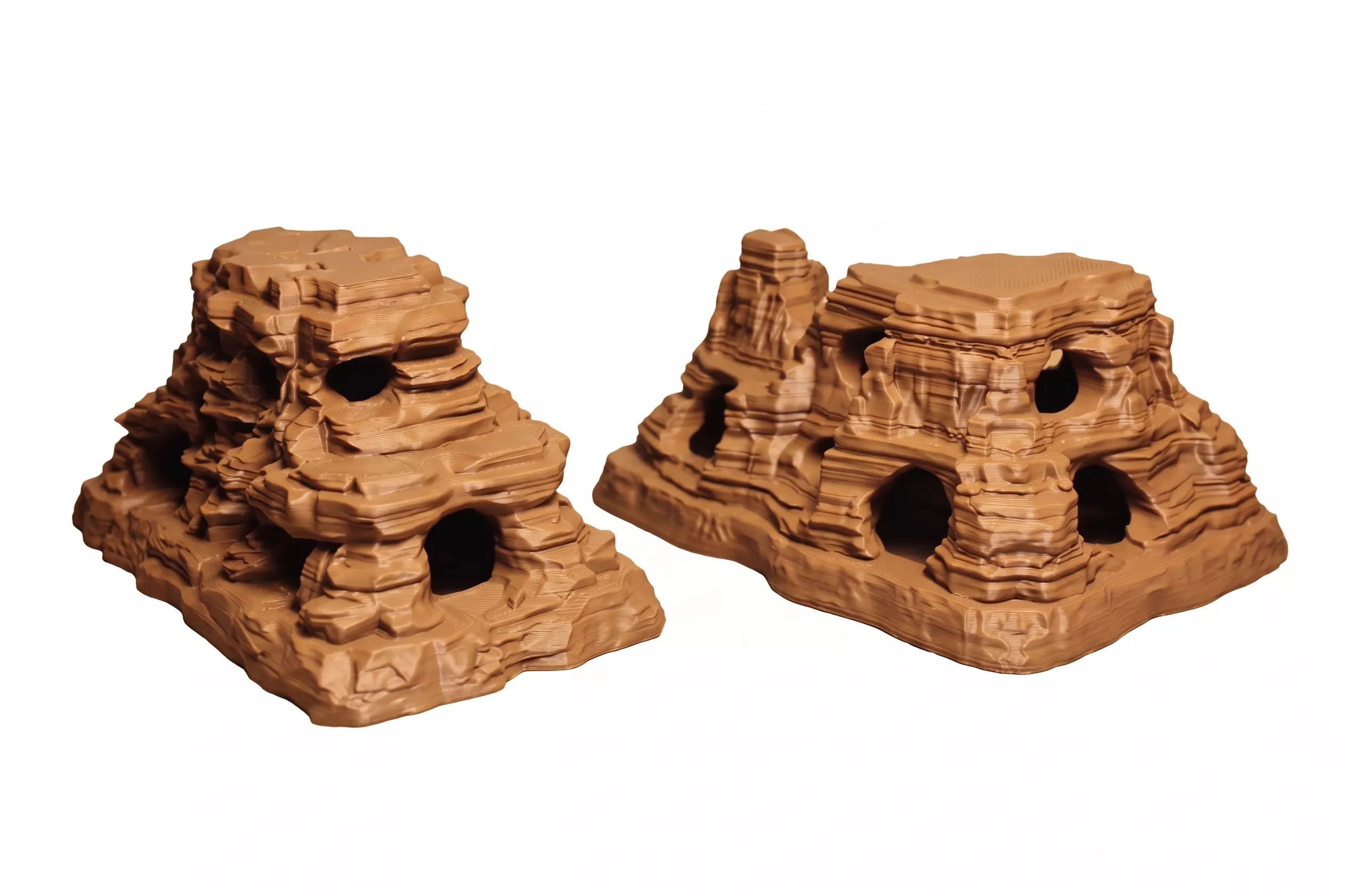 Aquarium Mountains 3D print model