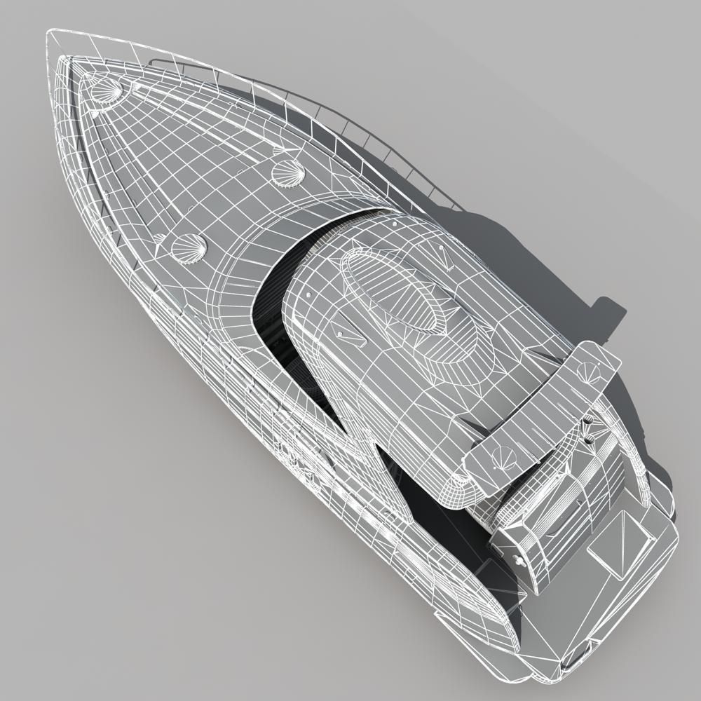 Yacht 01 3D model_16