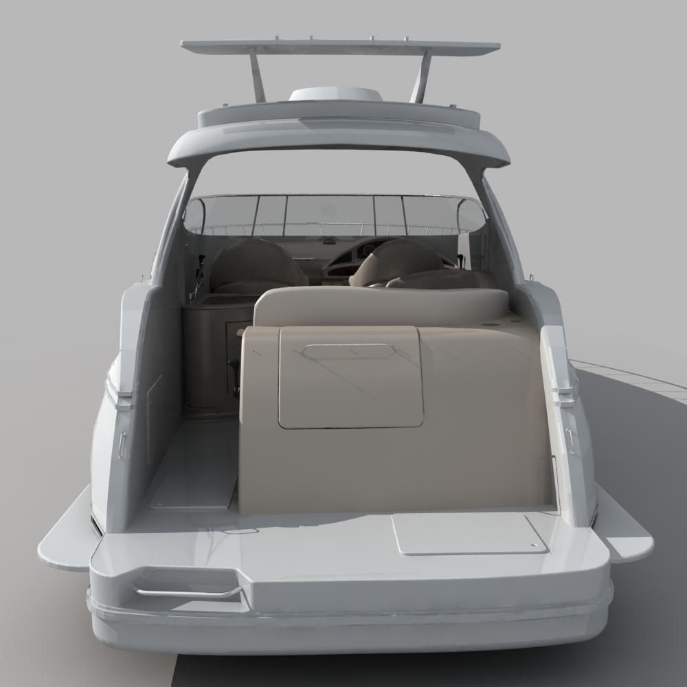 Yacht 01 3D model_1