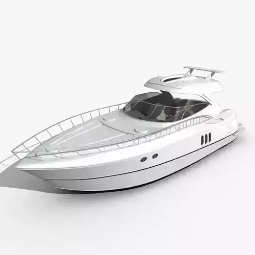Yacht 01 3D model