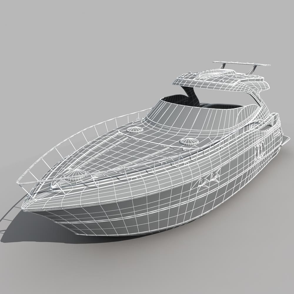 Yacht 01 3D model_15