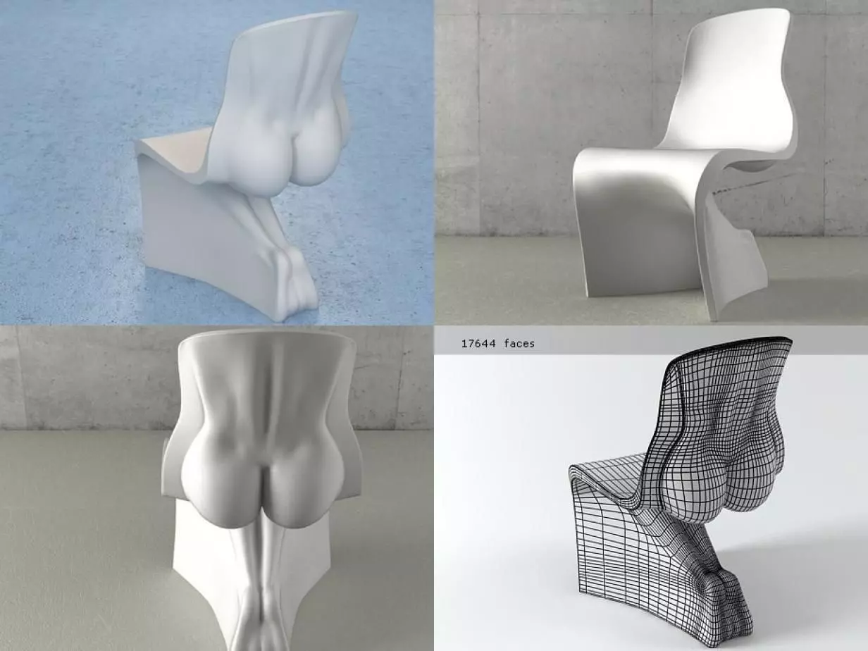 Him and Her 3D model_1