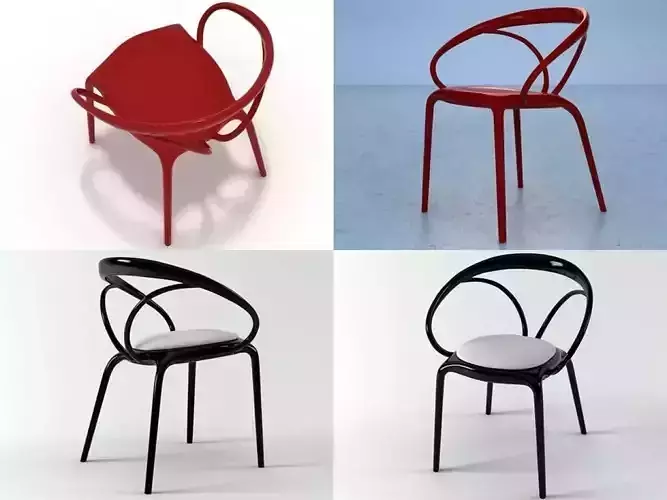 Venus four different chairs