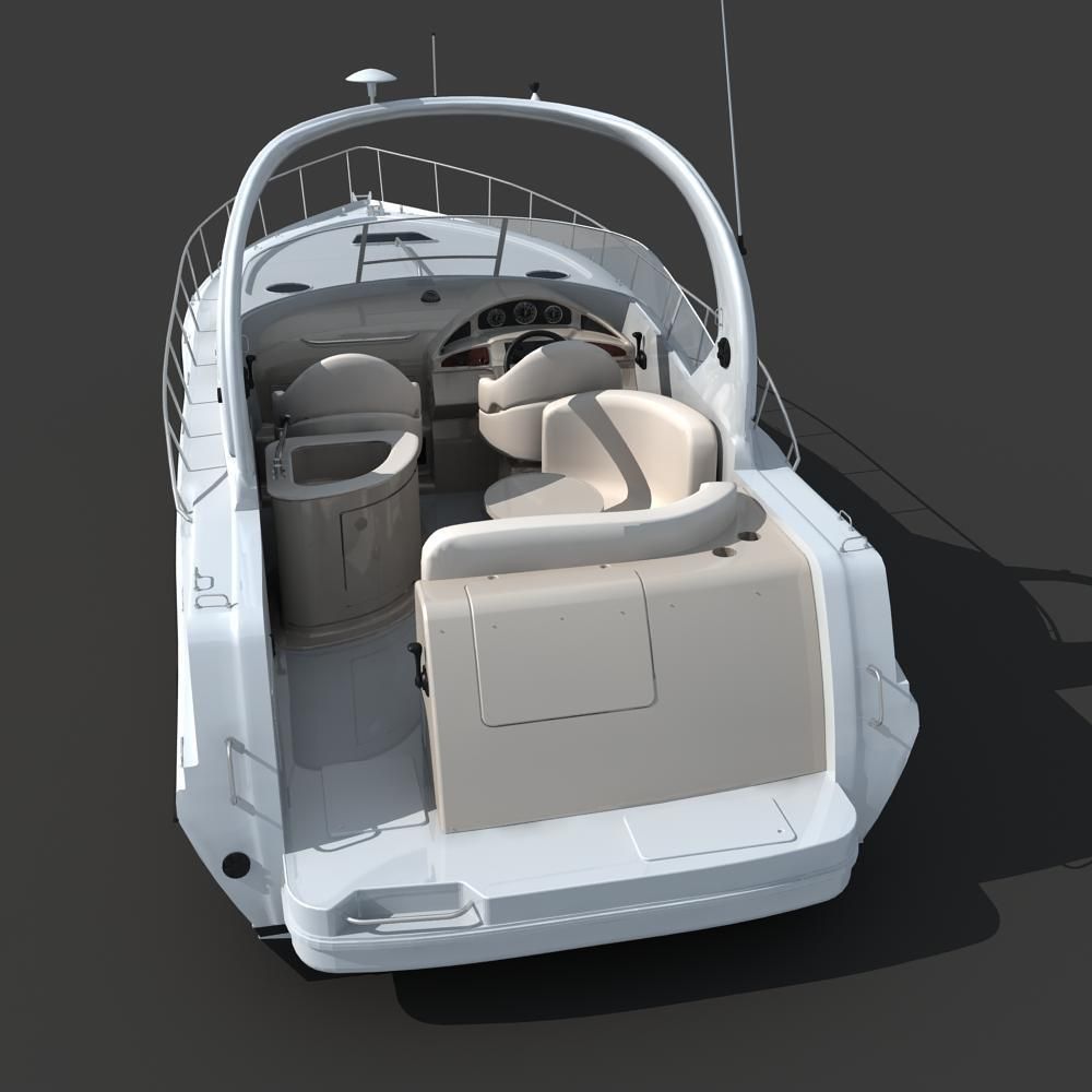 Yacht 02 3D model_2