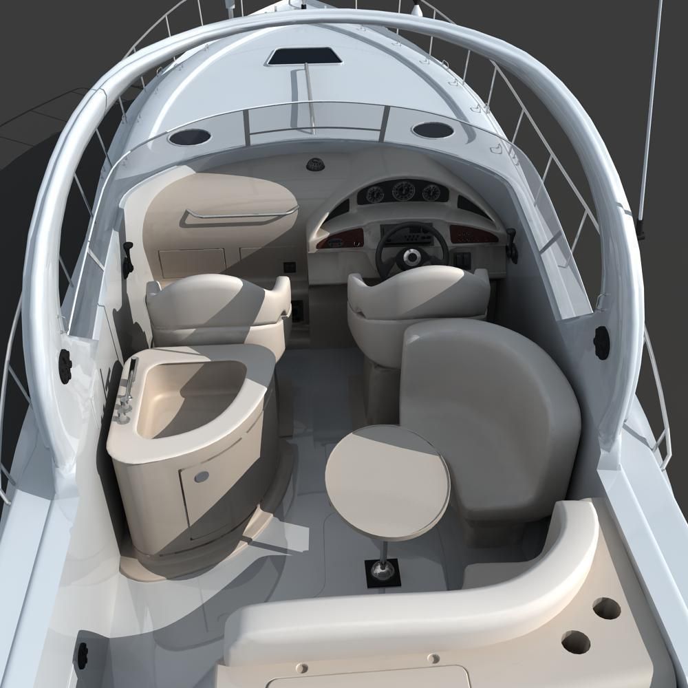 Yacht 02 3D model_9