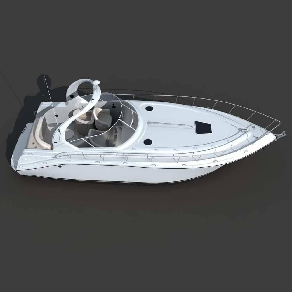 Yacht 02 3D model_3