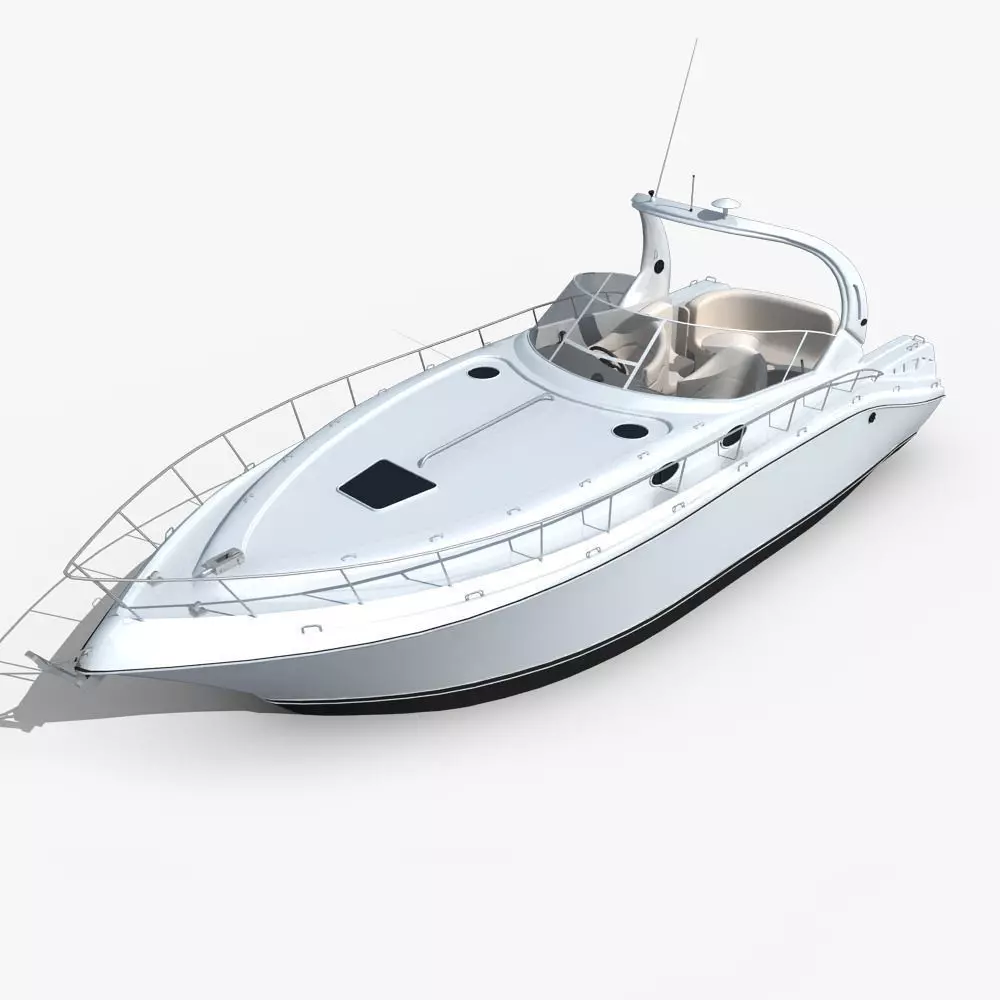 Yacht 02 3D model_0