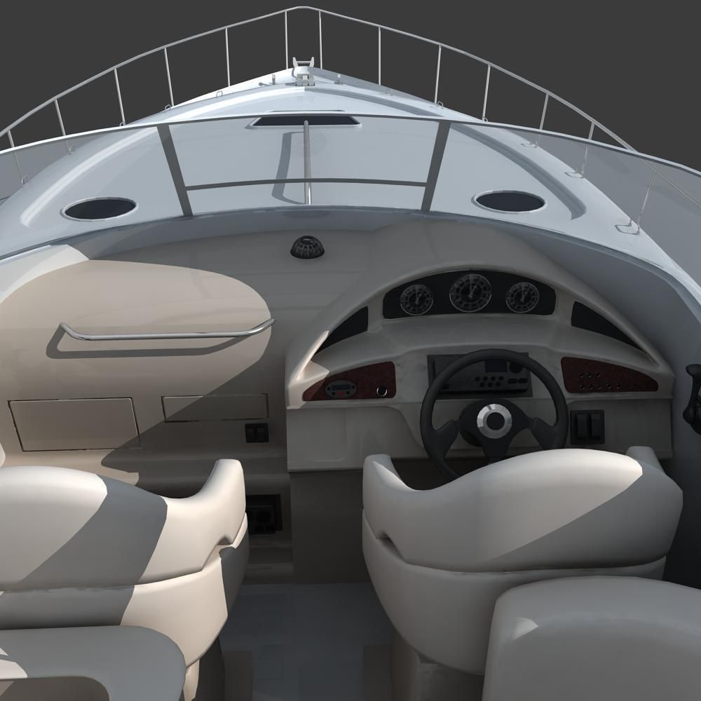 Yacht 02 3D model_8