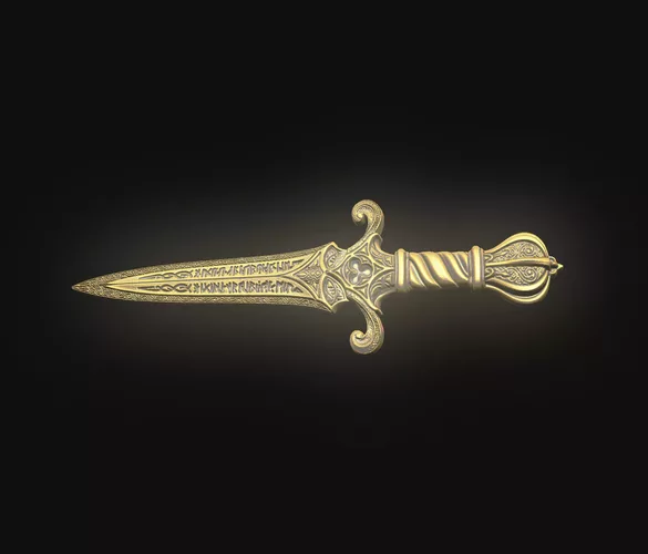 ornate-blade ancient-decor decoration necklace detail