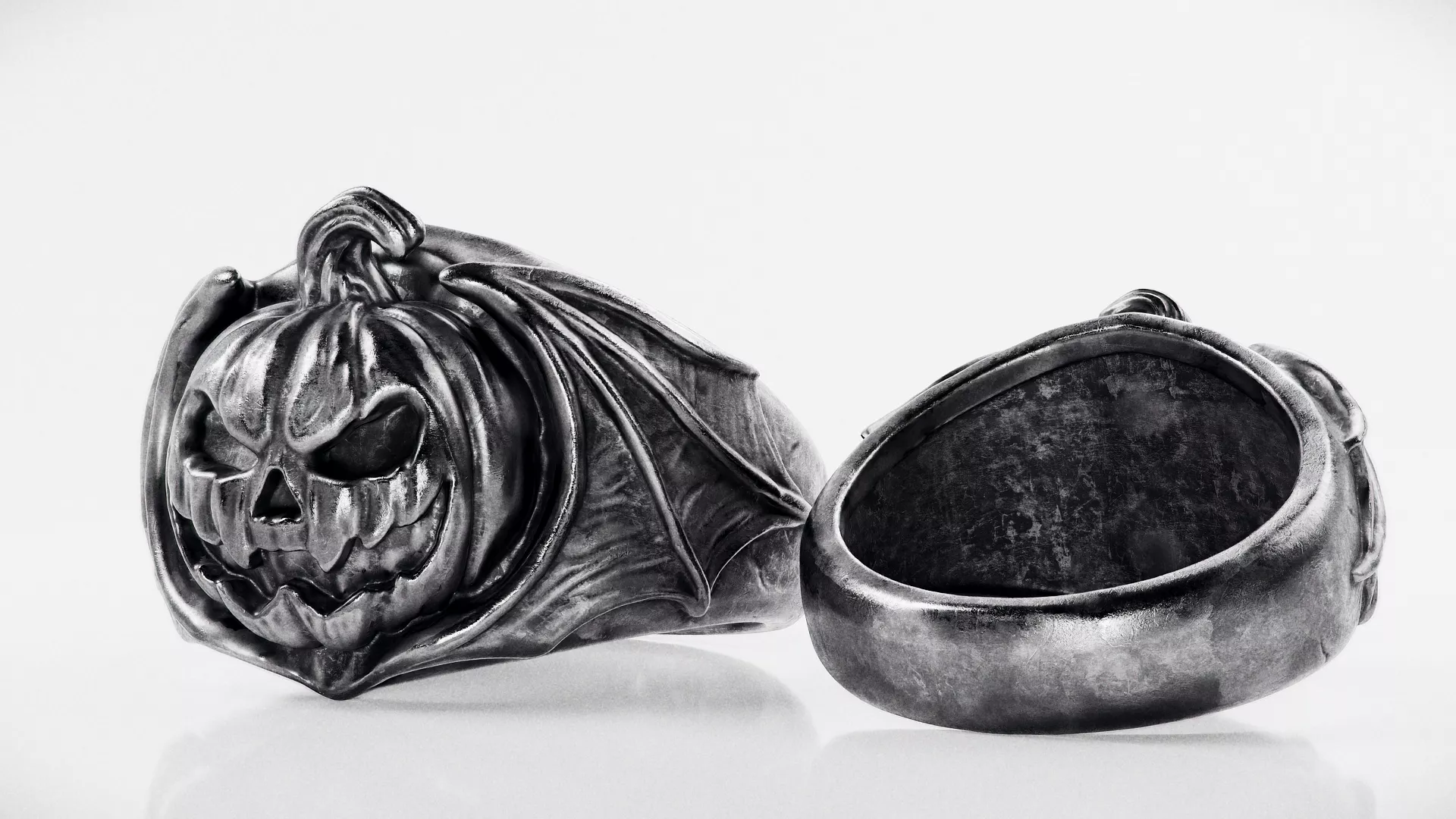 Hallooween pumpkin ring Free 3D print model