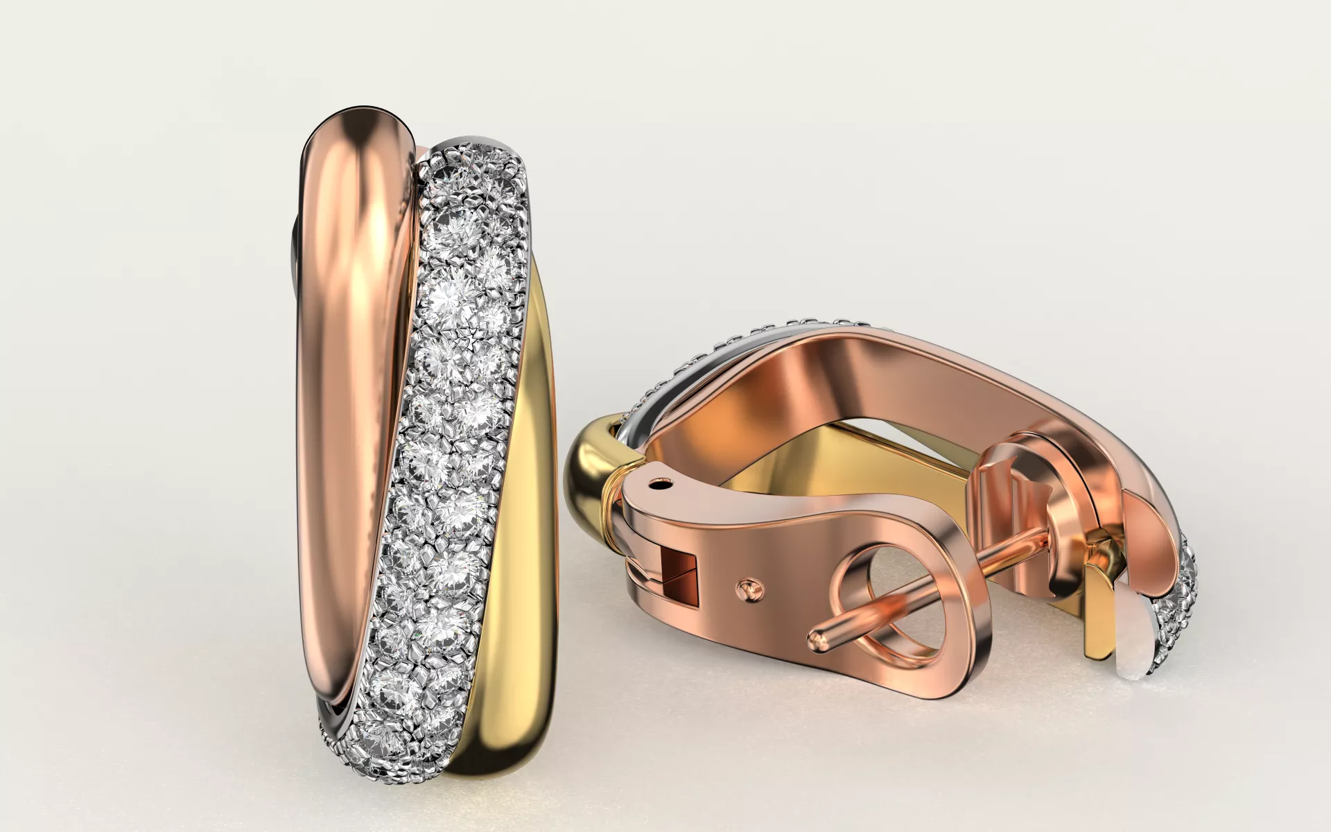Trinity Earring NEW 3D print model