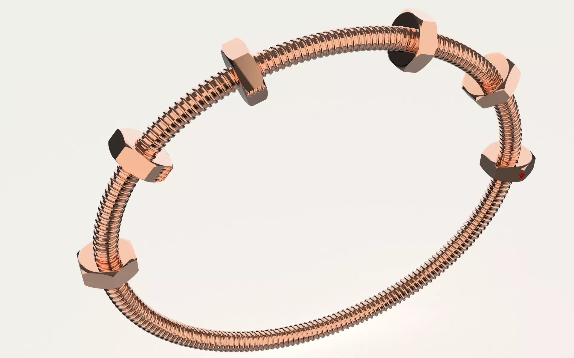 Bracelet Bolt 3D print model