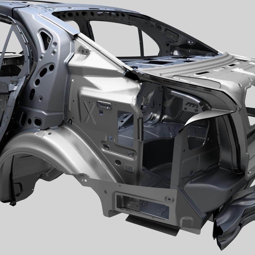 Car frame 3D model_9