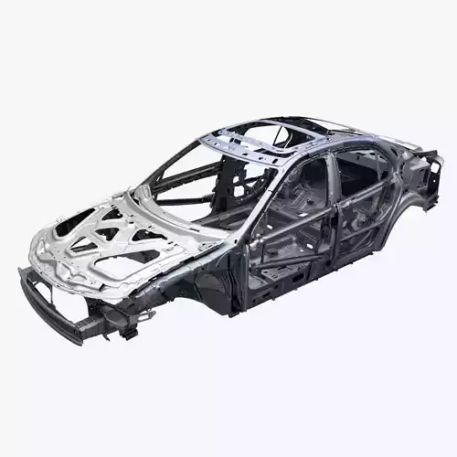 Car frame 3D model