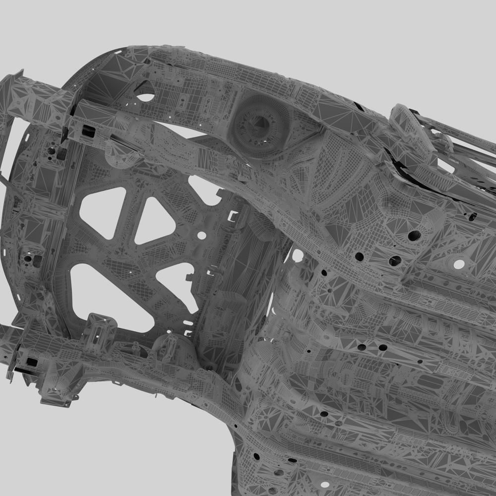 Car frame 3D model_24