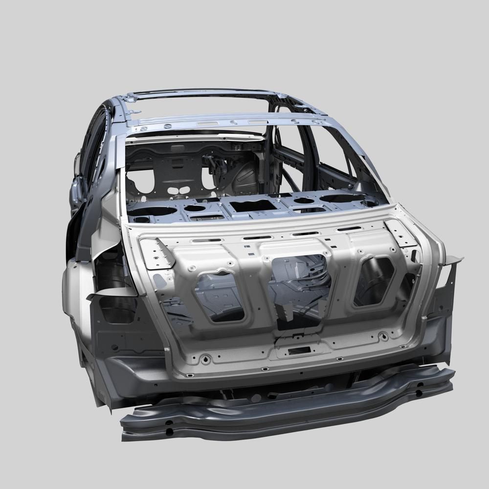 Car frame 3D model_6