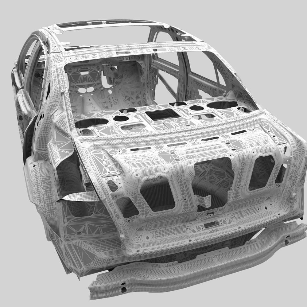 Car frame 3D model_21