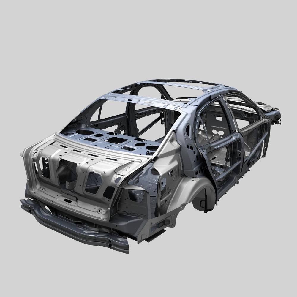 Car frame 3D model_3