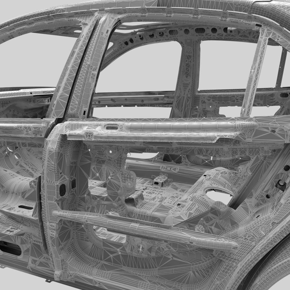 Car frame 3D model_23