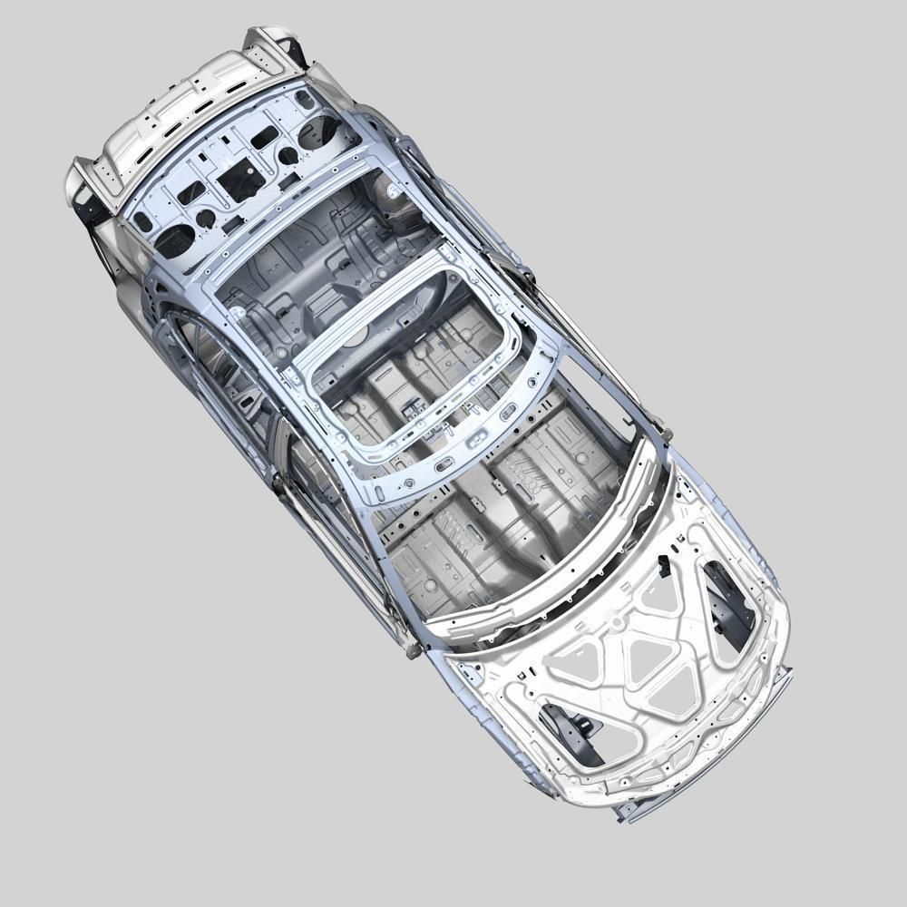 Car frame 3D model_5