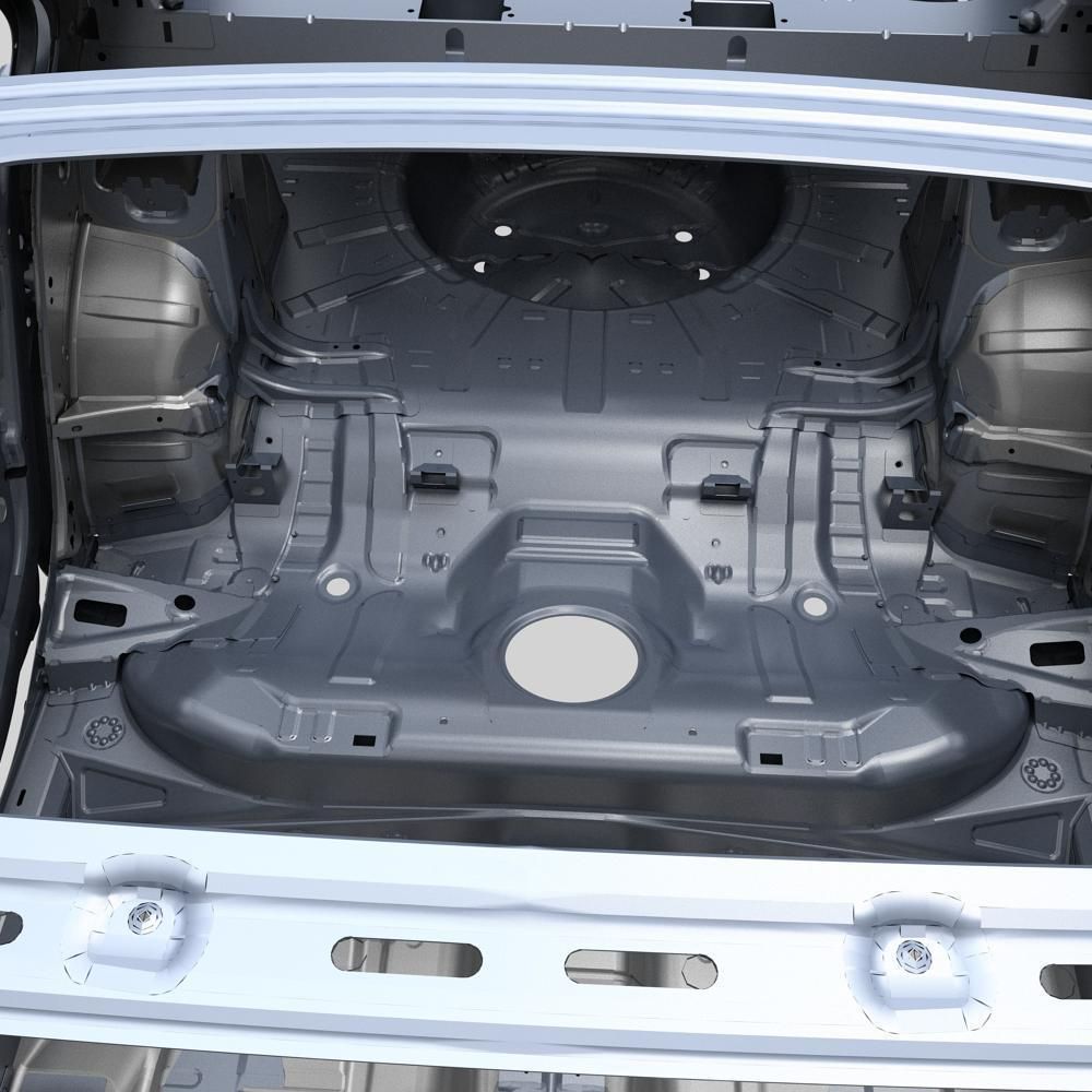 Car frame 3D model_12