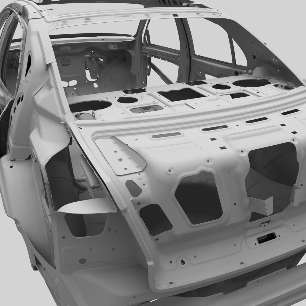Car frame 3D model_17