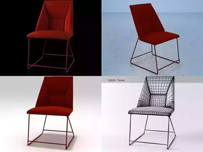 Volant Chair 3D model