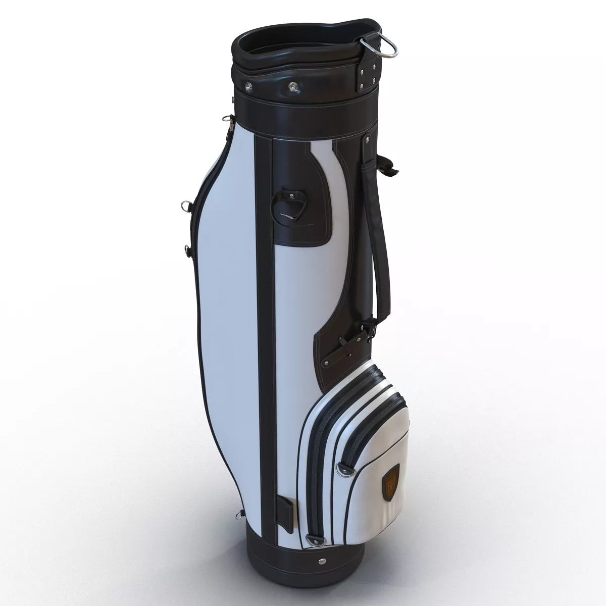 Golf Bag 3 Black 3D model