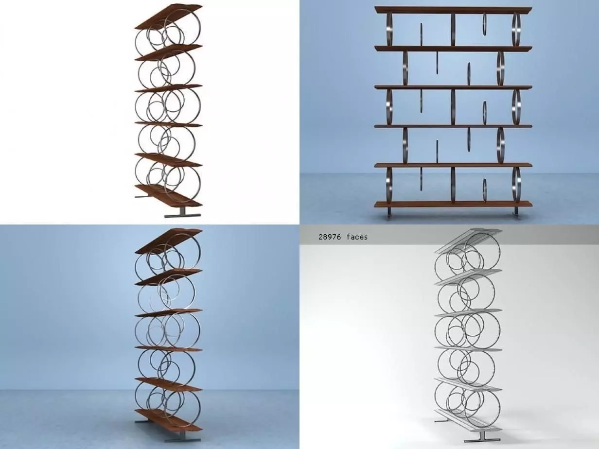 Flying Circles 3D model_0