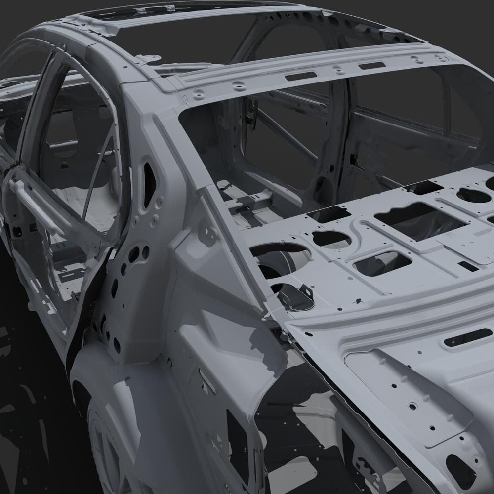 Car Frame 03 3D model_20