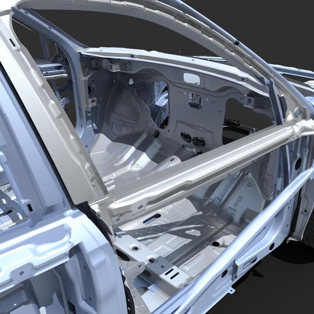 Car Frame 03 3D model_14