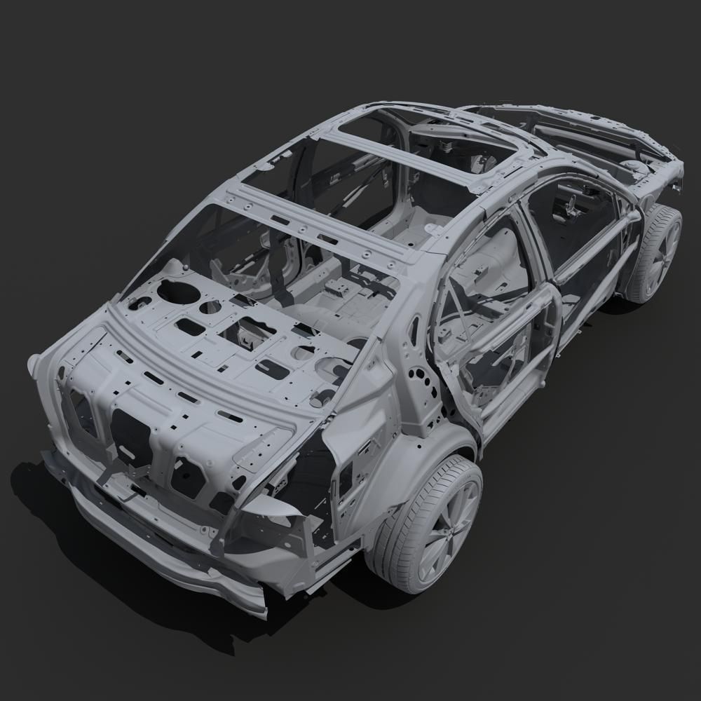 Car Frame 03 3D model_18